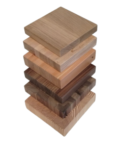 STACKED WOOD SAMPLES | Windfall Architectural Products